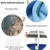 Merry Christmas Bell Printing Shower  Curtain 180*180cm Bathroom Curtain