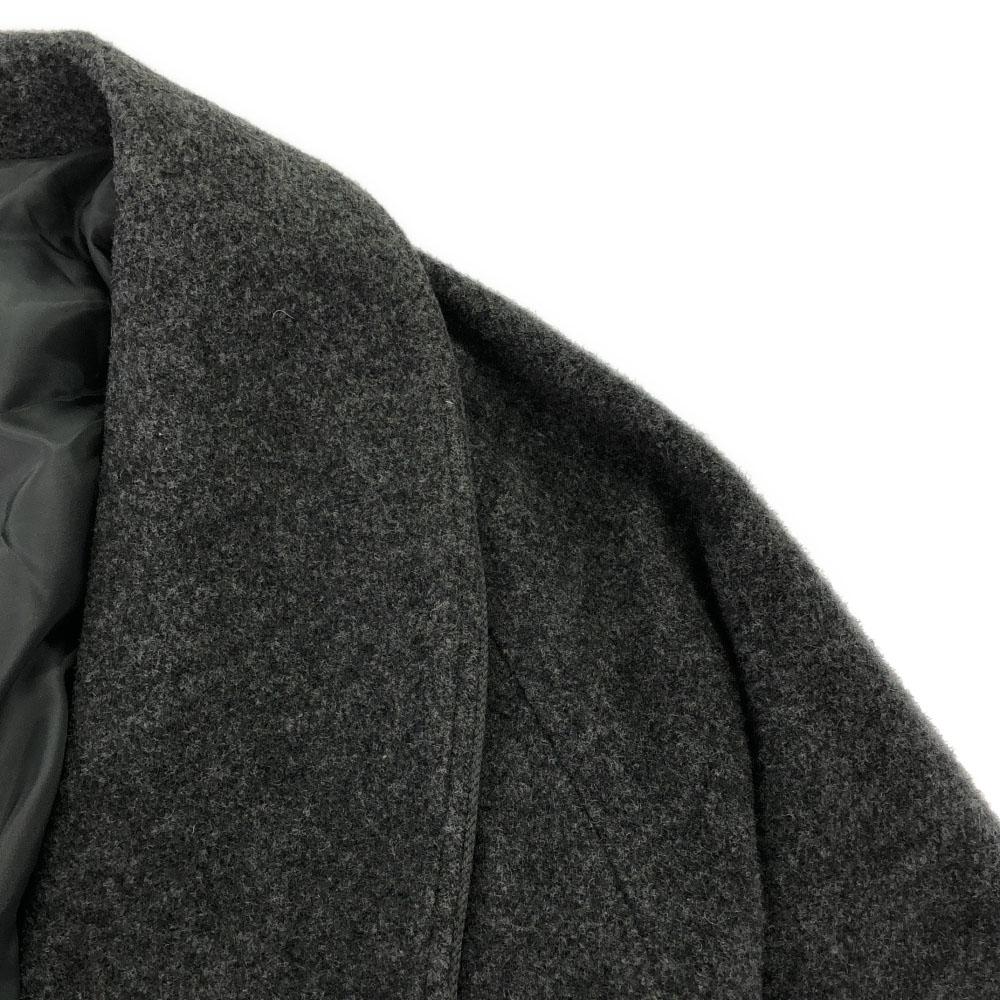 LANVIN LA COLLECTION Made In Japan Wool Blend Gown Coat M Gray Men's Used