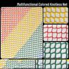 WEZHO Colorful Knotless Nylon Safety Net for Play