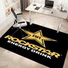 1pc Rockstar Energy Print Area Rug - Soft, Washable Non-Slip Indoor Mat, Living Room, Home Office Decorative Rug,Office Decorative