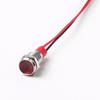 LED Metal Indicator Light 6/8/10/12mm With Wire Waterproof Highlight Signal Light Wire Switch 5V12V24V220V Red Yellow Green