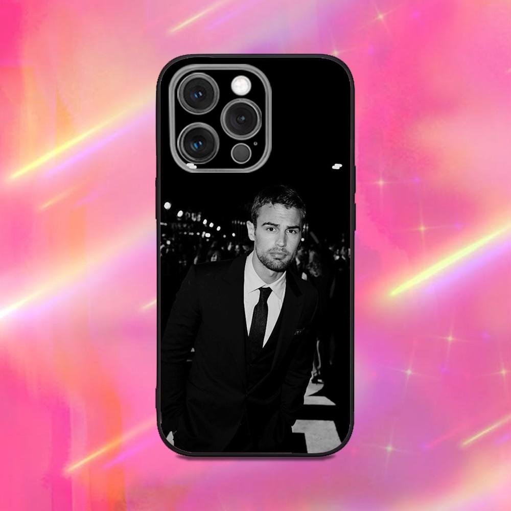 

Actor Theo James Phone Case For iPhone 16,15,14,13,12,11,Pro,Max,Plus,X,XS,XR,SE,8,7,Mini,Soft Silicone Black Case iPhone15