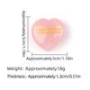 30mm Natural Crystal Rose Quartz Heart Shape Engraved Mother Healing Crystals Palm Stones Ornament Home Decor Family Member Gift