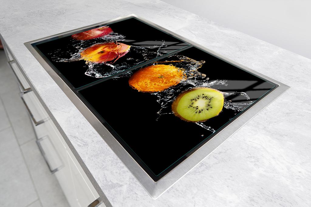 Glass Protective Plate for the Stove 2x45x52 Fruit