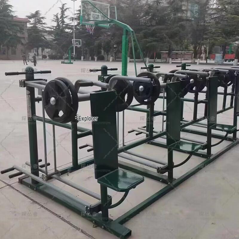 Multifunctional Outdoor Seated Push Trainer