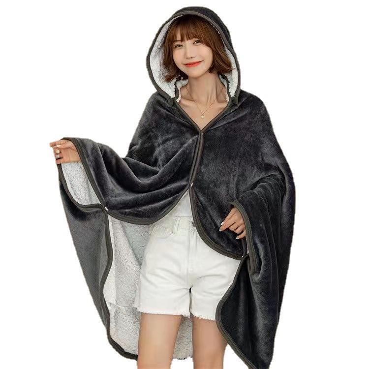 Manta Xale de Flanela Aconchegante para Crianças: Capa Quente para Sesta e Ar Condicionado para Outono/Inverno