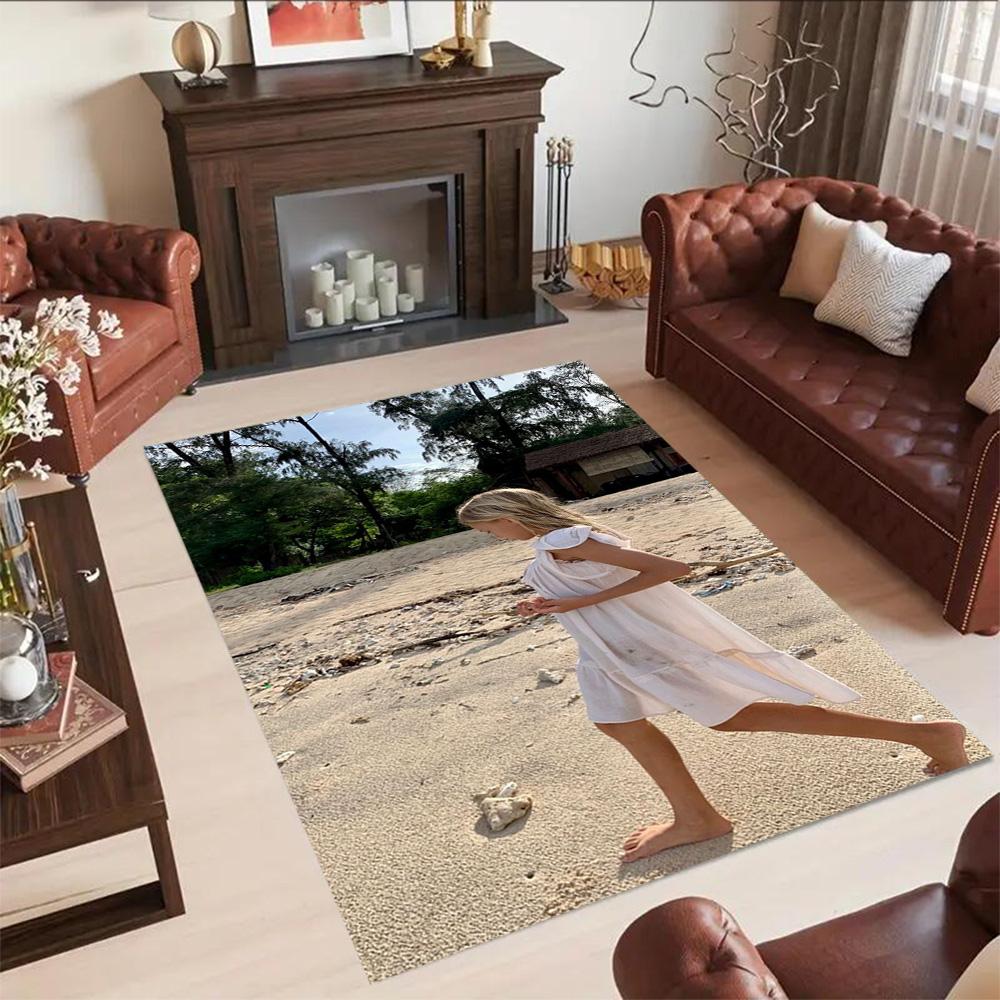 Customize Photo Customize Picture Area Rug Perfect for Entryway Bedrooms Outdoor Hallway Anti-slip Rug Decorate Offices Birthday/Christmas Gift
