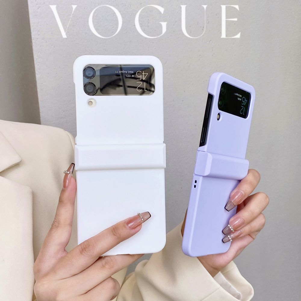 Mattierte Hautfreundliche Rundumhülle für Samsung Galaxy Z Flip 4 Hülle Zflip3 Stoßfeste Hartschale für Samsung Z Flip 4