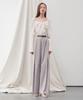 RE RHEE Belt Waist Detail Wide Leg Trousers Beige