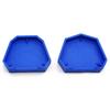 2/6Pcs Dental Model Base Set Silicone Plaster Model Base Dental Lab Denture Impression Tray Former Base Dentist Tools
