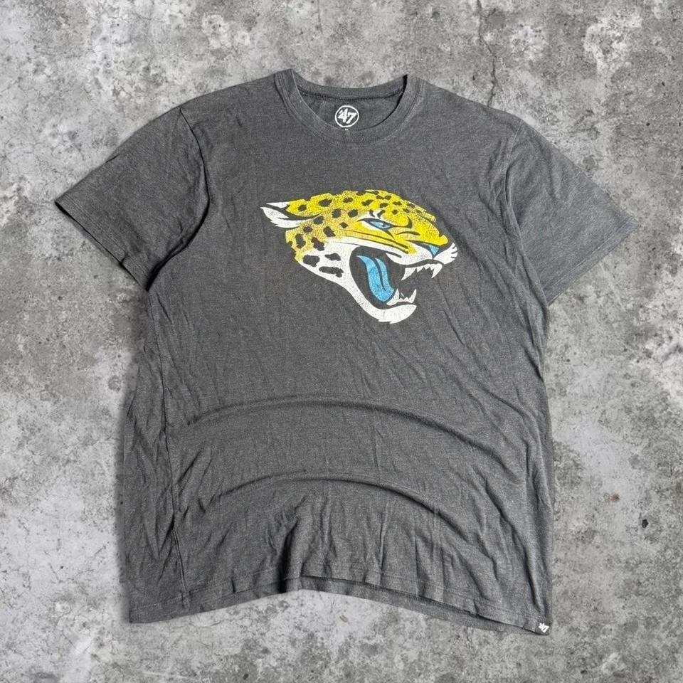 NFL Jacksonville Jaguars grey Men s cotton t-shirt Size L XL