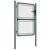Steel Garden Gate 100 X 150 Cm Green