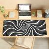 Abstract Art Mouse Pad Nonslip Locking Edge DeskMat PC Laptop Accessories Rubber Office Keyboard Large Game XXL Carpet