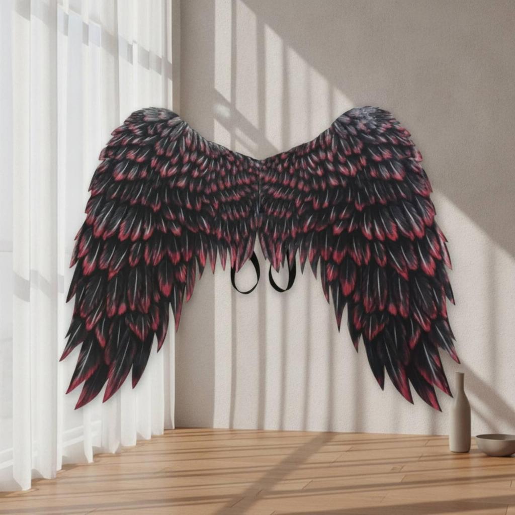 Angel Wing with Elastic Straps Foldable Lightweight Accessory for Cosplayers, Halloween,
