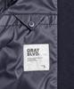 GRAYBLVD Lowell Woolblend Single Long Coat (Navy)