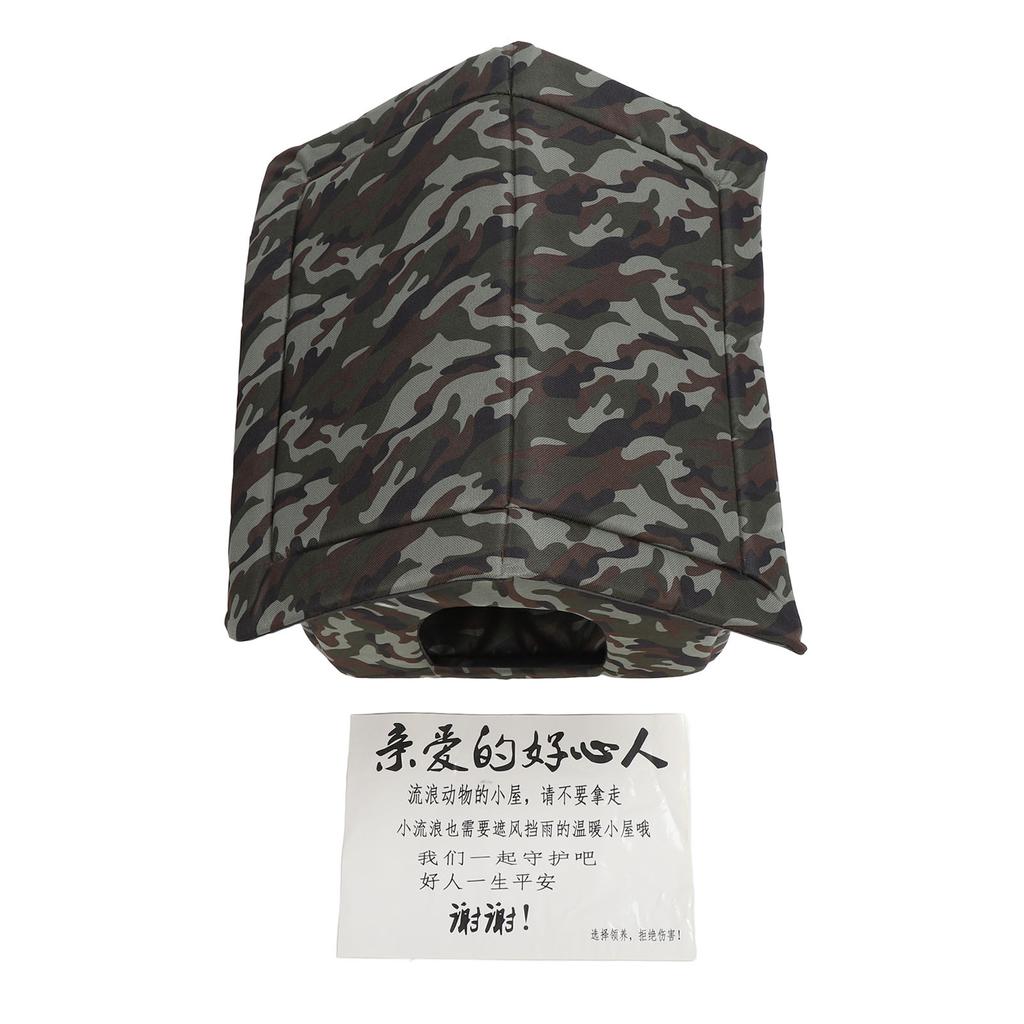 Outdoor Cat House Removable Warm Keeping Waterproof Feral Cat Dog Shelter House for Indoor Garage