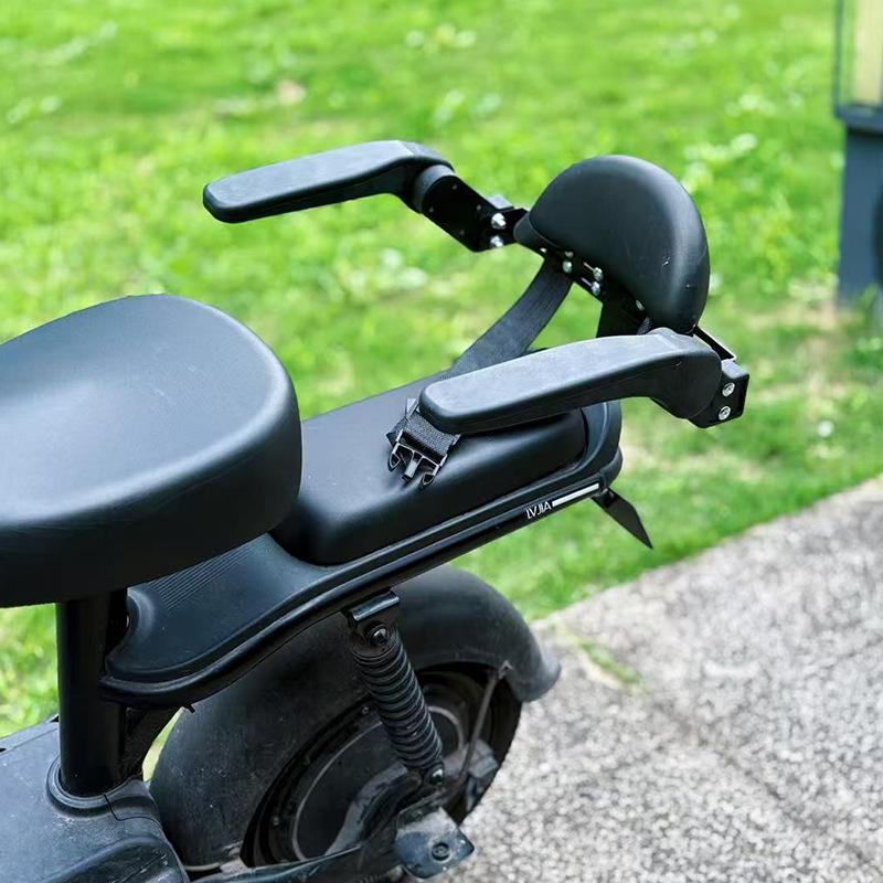 Motorcycle Kids Safety Armrest 1 Set Universal Rear Seat Foldable Design Comfortable Child Riding Experience