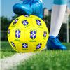 Brazil National Football Team Theme Soccer Ball Size 5 Soccer Ball Soft Touch Professional Training Football for Outdoor Sports