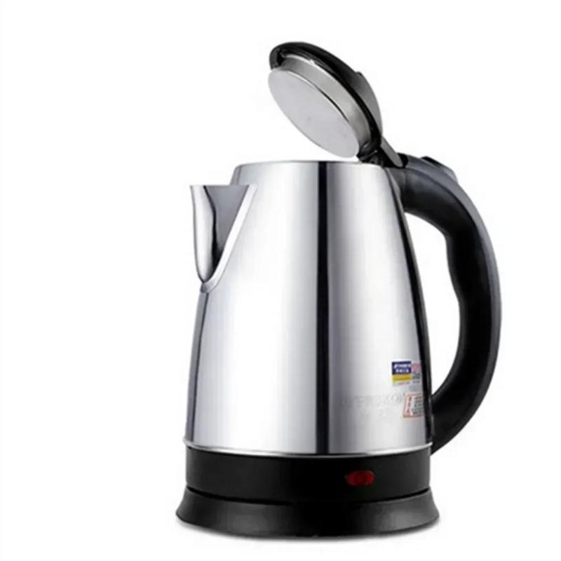 2L Elektrischer Wasserkocher aus lebensmittelechtem Edelstahl, Schnell kochender Warmwasserbereiter, Mehrzweck-Teekanne für Kaffee, Getränke, Täglichen Gebrauch