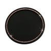 Car Cup Holder Coaster Round Waterproof Heat Insulation Rhinestone Inlaid Easy Clean Cups Mats for Ladies Men Girls