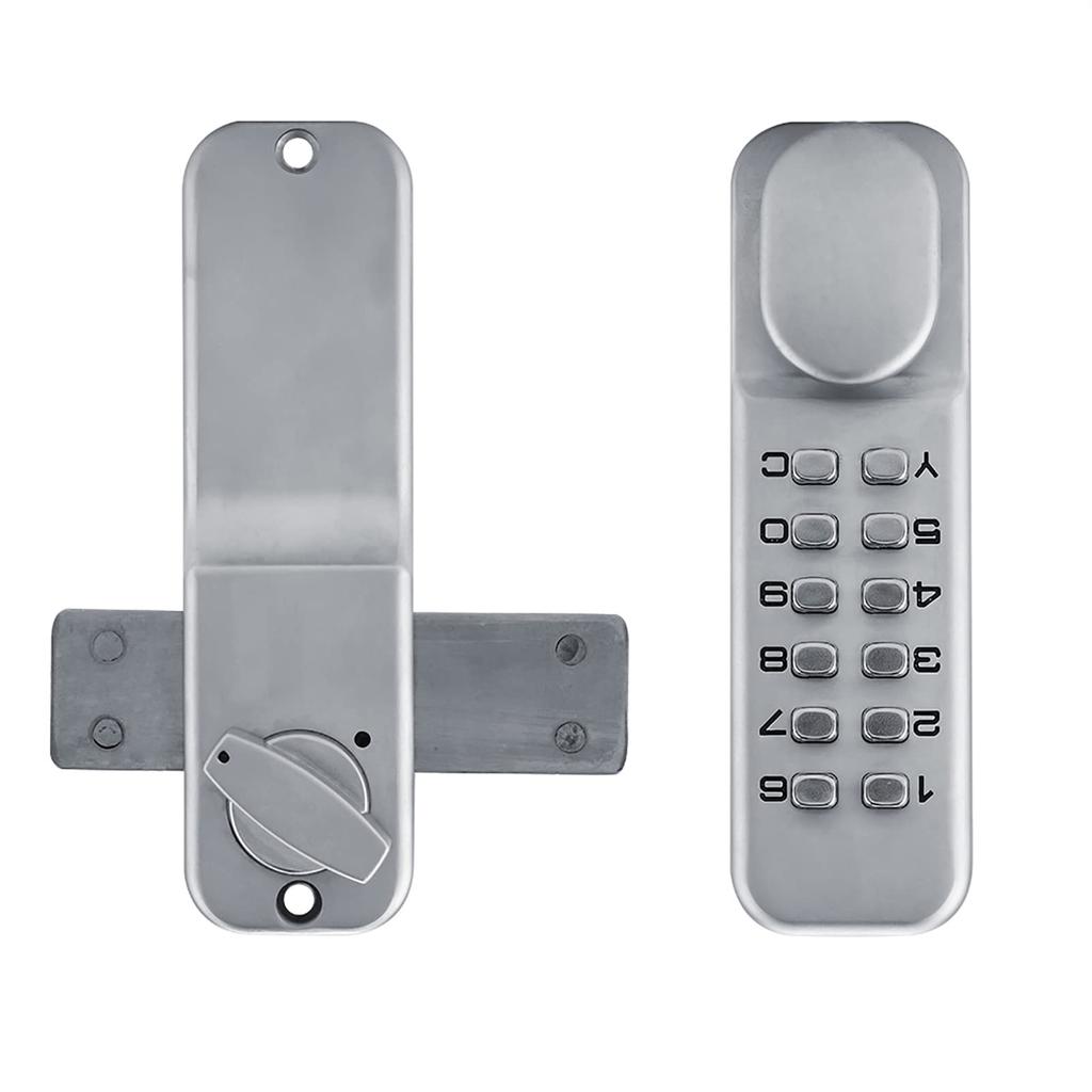 TOPINCN Door Password Lock, Keyless, PIN Code Unlocking, Anti-Theft, for Interior Doors/Rental Doors/Office Doors