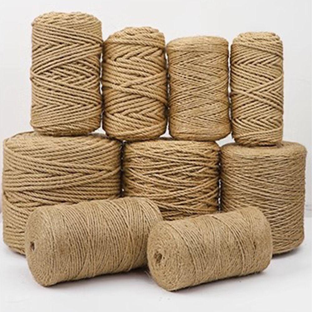 Multipurpose Rustic Jute Twine Handmade 2/3/4/5/6/14mm Jute Cord Reusable DIY Jute Rope Crafts Wrapping