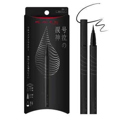 KATE Namida No Tsurugi Liner Contains Eyelash Repair Durable Liquid High High High Color Liquid Lasting BK-1 Tear-resistant, Waterproof, Long-lasting