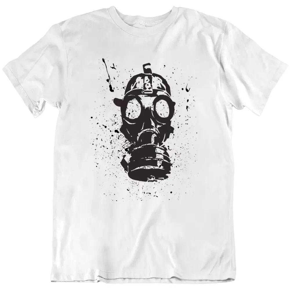 Gas Mask , Biohazard Poison T Shirt Tee Gift New 4XL