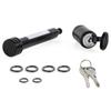 Trailer Hitch Locking Pin Fits 2 Inch Receiver Tow Receiver Hitch Lock 5/8 Inch Pin Anti-Rattle O-Rings for Tow Truck Boat Bike