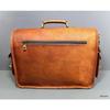 Bag Leather Vintage Laptop Messenger Shoulder Men's Genuine Men Brown Briefcase