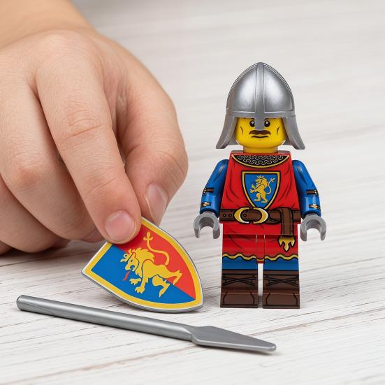 4 ks Mini středověký rytíř Stavebnice Hračka DIY Lehká Těžká zbroj Rytířská figurka Mini stavebnice Skládací hračka Dekorace Dárek pro sběratele
