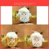 Cute Plush Milk Tea Cup Keychain With Pearl Beads For Bag Decor And Gifts