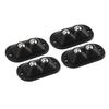 12pcs   Caster Wheels Self Adhesive Double Bead Labor Saving Quietly Moving 360 Degree Rotation   Pulley for Kitchen Appliances Furniture