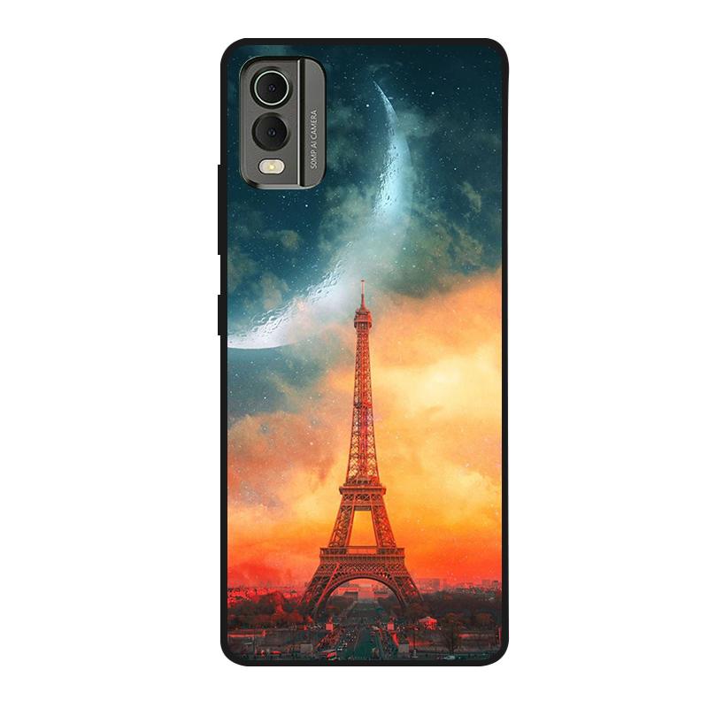 Pentru husă Nokia C32 C 32 Silicon moale Pictată Rezistentă la șocuri Huse spate Pentru Nokia C32 Husă TPU Coques NokiaC32 Desene animate drăguțe