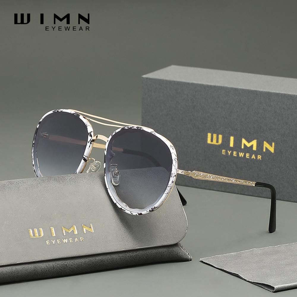 WIMN Lekkie okrągłe okulary przeciwsłoneczne Pełna ochrona UV Polaryzacja