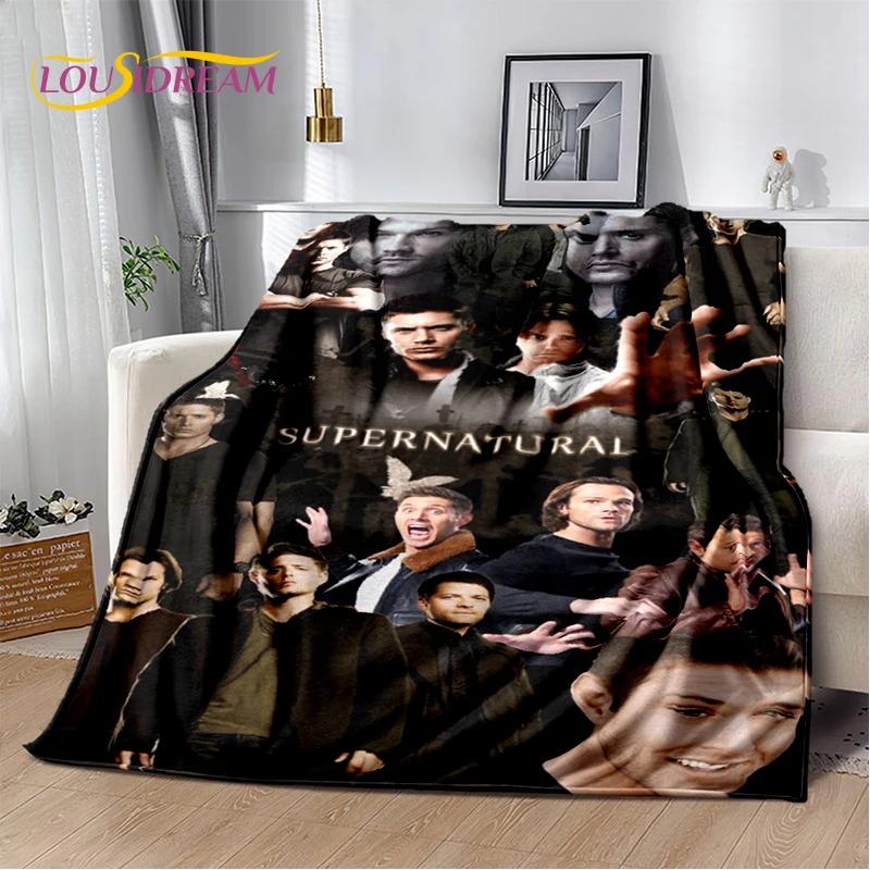 3D SPN Supernatural Zeichen Dean Sam Decke, Weiche Überwurfdecke für Zuhause Schlafzimmer Bett Sofa Picknick Reise Büro Abdeckung Kindergeschenk