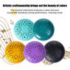 Steel Tongue Drum 4/6 Inch 8/9 Tone Rain Drum for Outside Garden Sound Healing Musical Instruments for Adults Kids Mini Handpan Drums for Meditation