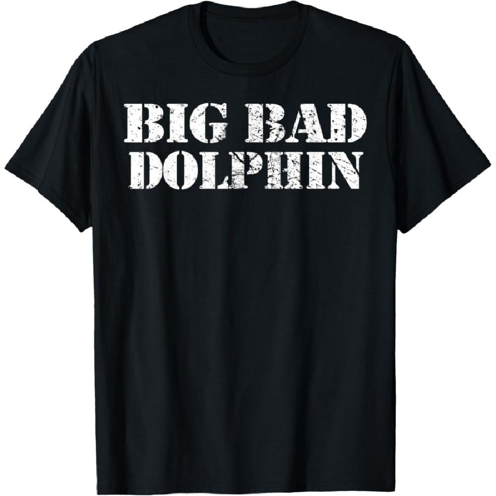 

Big Bad and Dolphin Funny Dolphins T-Shirt XXXXXL чёрный