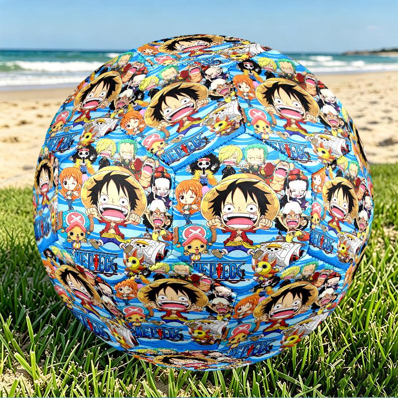 One Piece Print Size 5 Soccer Ball, PU Wear Resistant Football for Match Training and Daily Practice, Birthday Gift for Soccer Fans
