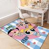 1Pc The Powerpuff Girls Printed rectangle carpet, home door mat, outdoor travel protection carpet A5