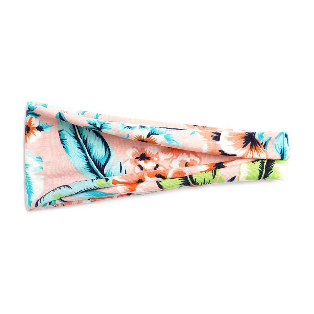 Women'S Sports Headband Yoga Headband Sweat Absorbing Belt Antiperspirant Wide Edge Printed Headscarf Hair Accessories