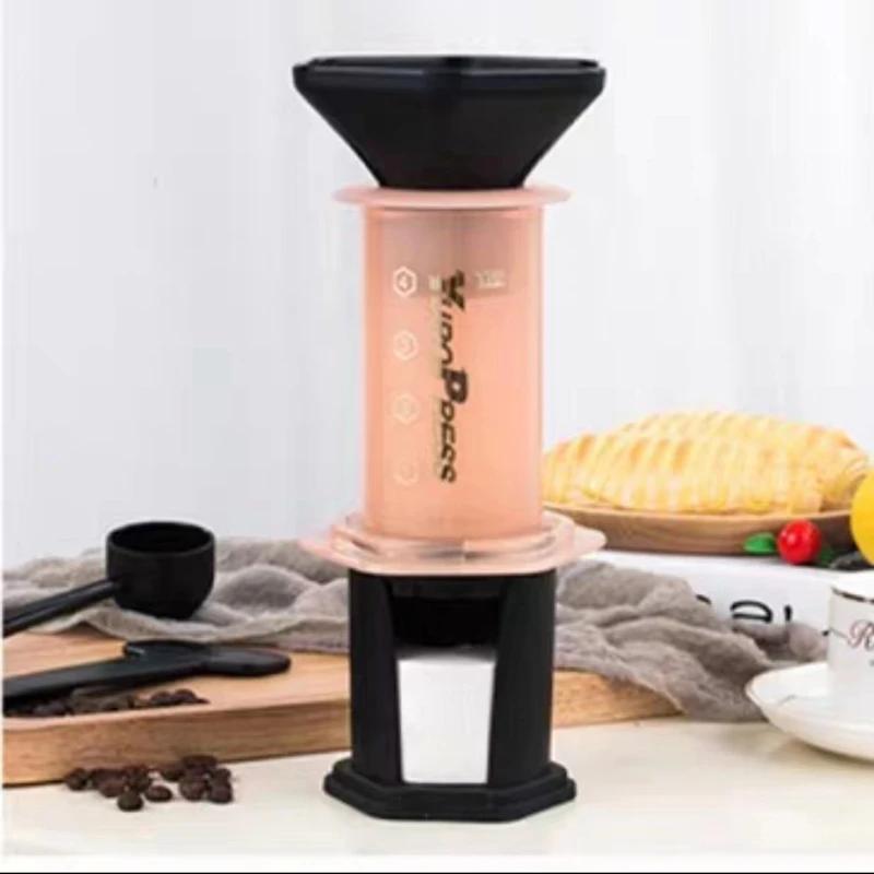 Portable French Press Coffee Maker, Hand-Pressed Coffee Machine, Italian French Press, Manual Coffee Maker, Reusable Water Filter Pot Accessories