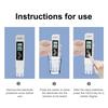 1 Pcs White Digital Water Quality Tester Tds Ec Meter Range 0 To 9990 Multifunctional Water Purity Temperature Temp Ppm Tester