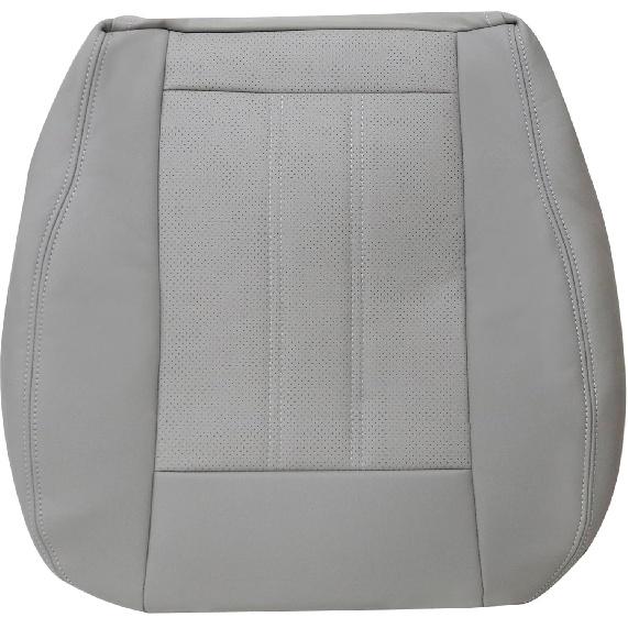 

GXARTS Perforated Driver Or Passenger Side Bottom Lower Replacement Leather Seat Cover Black Fit for Chrysler Town & Country 2011 2012 2013 2014 2015 серый