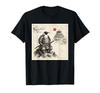 Pinguin Japanische Sengoku-Periode Kriegsherr Japanischer Stil Samurai, Burg, Samurai, Bushido, Drama, Pinguin, T-Shirt