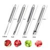 1/4PCS Stainless Steel Fruit Corer Red Dates Cherry Apple Pear Corer Fruit Seed Core Remover Slicer Knife Fruit Vegetable Tools