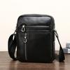 Men'S Shoulder Bag Leather Messenger Bag Casual Cowhide Business Shoulder Mobile Phone Bag Messenger Bag