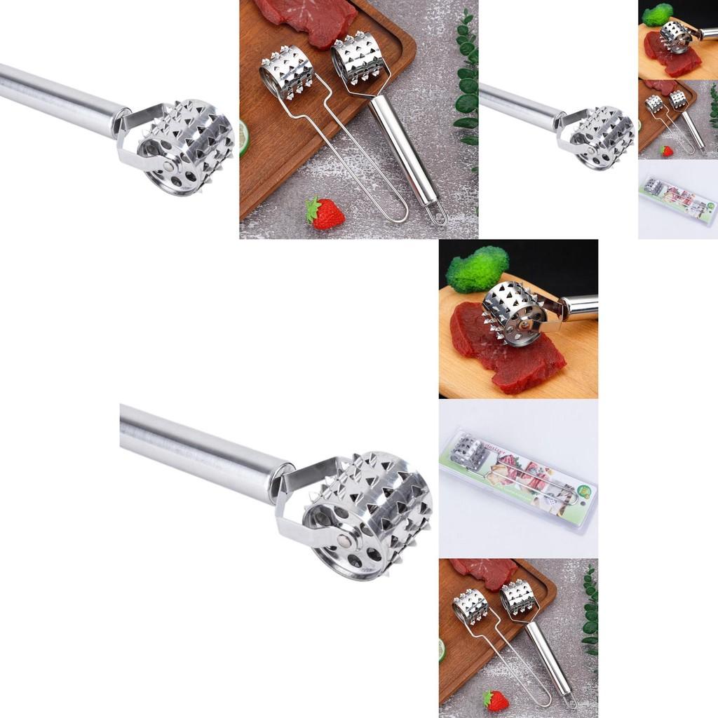 Premium Stainless Steel Meat Tenderizer Hammer For Juicy Steak And Pork Chops