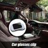 Sunglasses Holder for Car Sun Glasses Eyeglass Hanger Ticket Card Organizer Interior Accessories for Vehicle Man Woman All