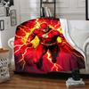 1pc Flash Lightning Flannel Throw Blanket Lightweight Soft Warm All Season Blanket for Sofa, Bed, Travel, Camping L1024149